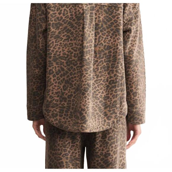 NEW Z SUPPLY all day knit jacket in leopard - Picture 4 of 4